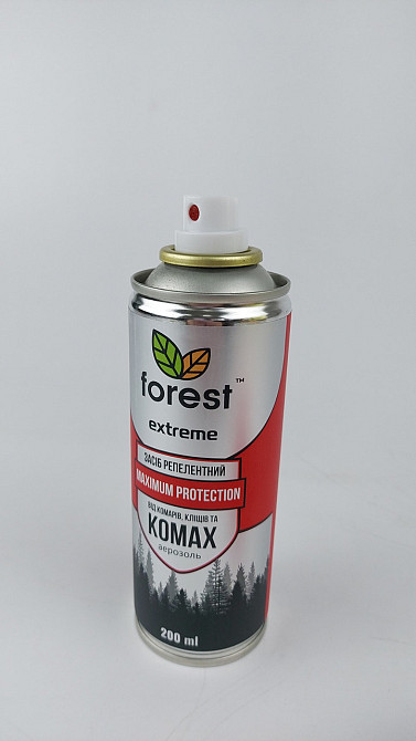 Forest Спрей-репелент "Forest Extreme" від усіх комах, що літають і повзають, 200 мл (12 шт./ясть) (1 шт.) Харків - фото 3