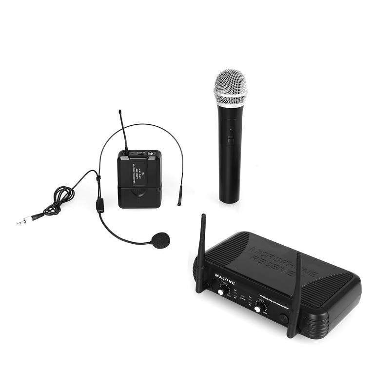 UHF-250 Duo3 2-канальний комплект бездротових мікрофонів UHF 1 портативний/1 головний мікрофон (Німеччина, Рівне - фото 6