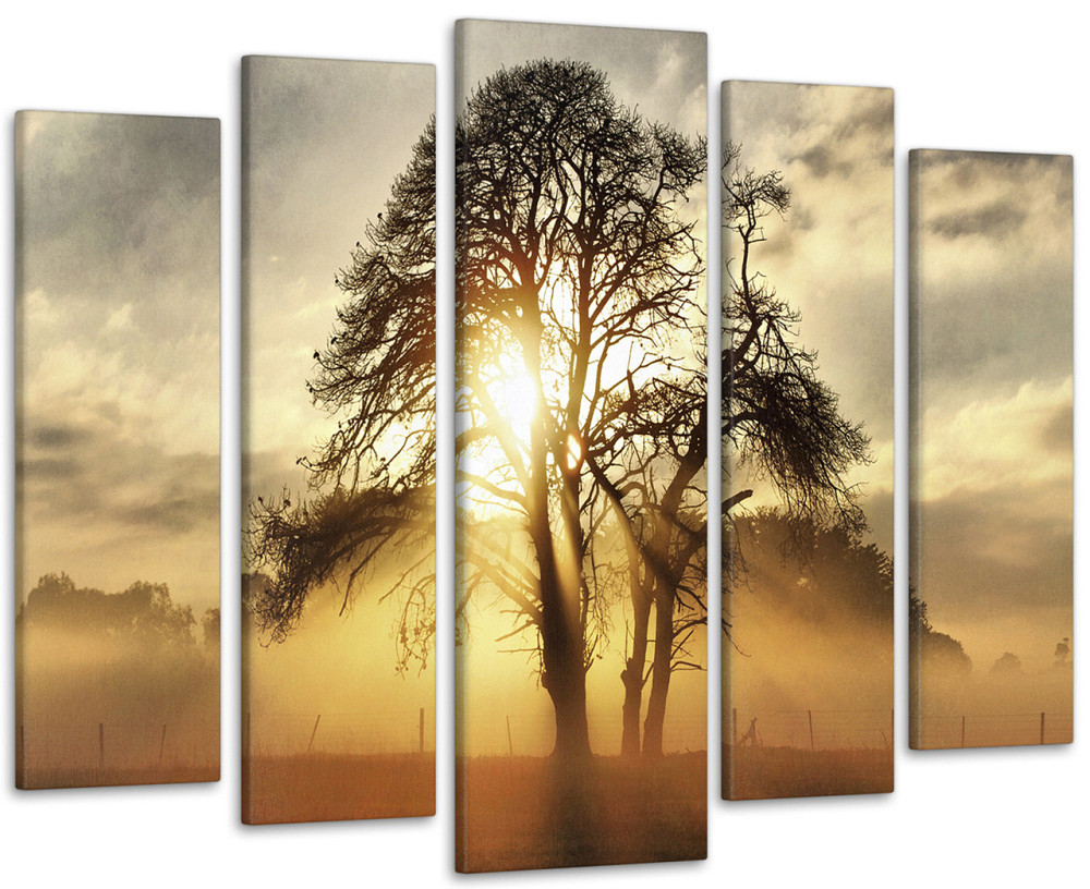Модульна картина Дерево Захід Art-204_5 Київ - фото 1