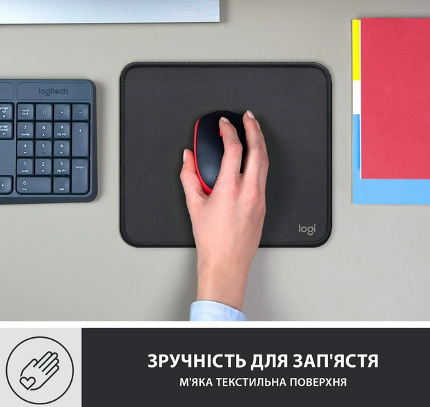 Килимок для мишi Logitech Studio Series Graphite (956-000049) (6794330) Київ - фото 8