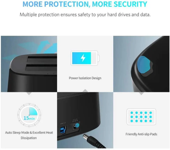 Док-станція UGREEN для подвоєння жорстких дисків Київ