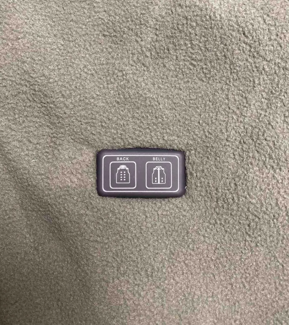 Чоловіча флісова кофта на блискавці з підігрівом  Зелений, 3XL Вінниця - фото 4