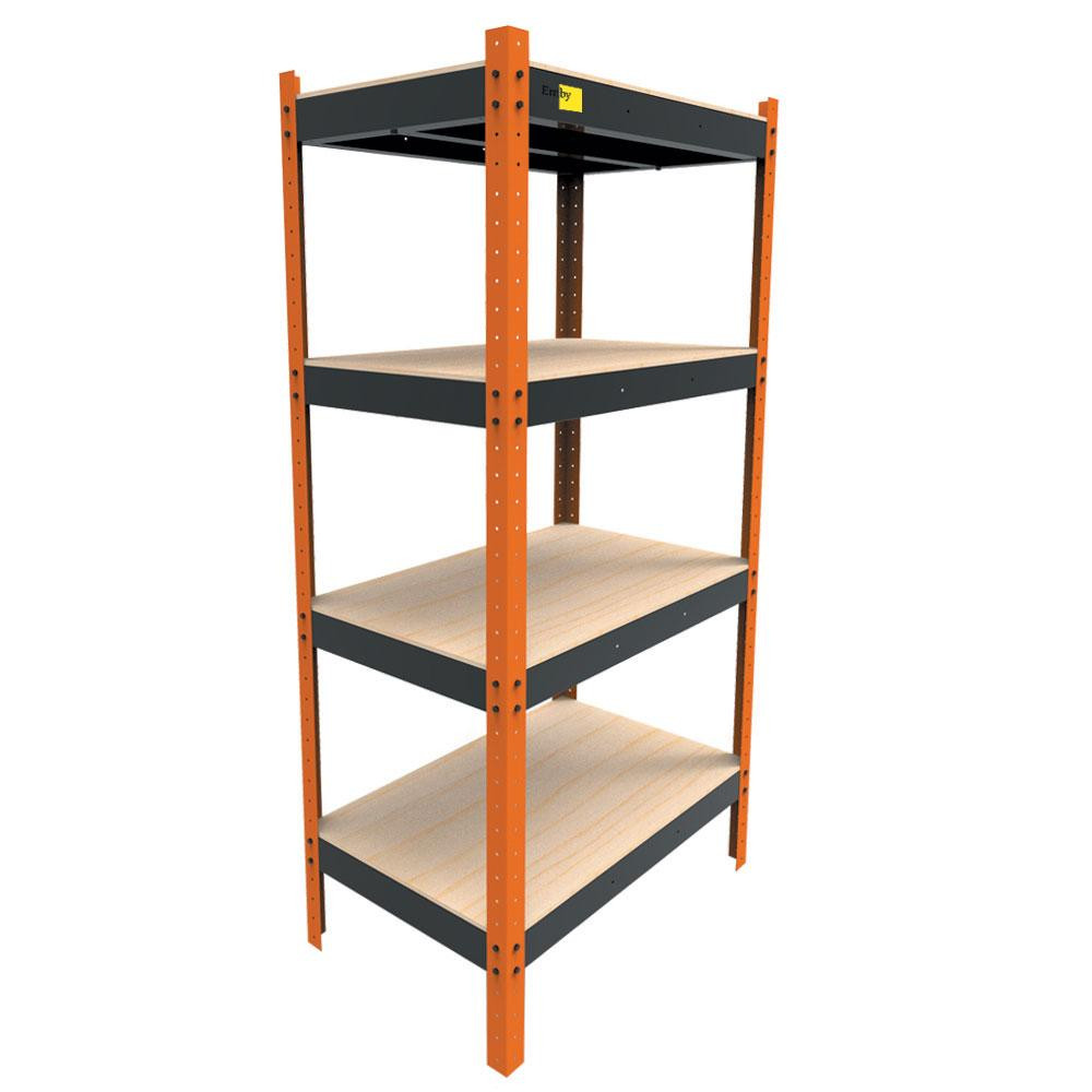 Металлический усиленный стеллаж Emby Heavy Series (размер 2000х900x600мм) 4 полки ДСП до 300кг Винница - изображение 2