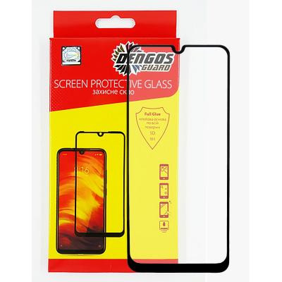 Скло захисне Dengos Full Glue для Samsung Galaxy A30s/A50s (black) (TGFG-80) Вінниця - фото 1