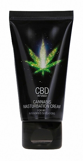 Стимулирующий крем для мужчин Shots - CBD Cannabis Masturbation Cream For Him, 50 ml Sex Aura Киев - изображение 2