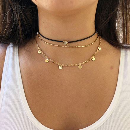 Чокер потрійний на шию Київ - фото 1