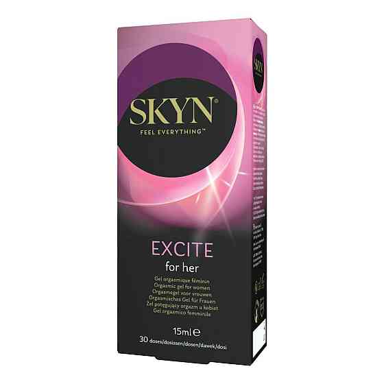 Збуджувальний гель SKYN Excite for her 15 мл, поколювання, ефект тепло-холод, містить L-аргінін Sex Aura Київ