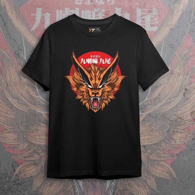 Футболка для подростка мальчика с принтом Наруто Курама Размер 160 Anime10076 Днепр - изображение 1