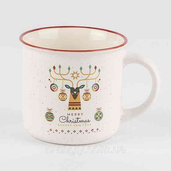 Новорічний набір для двох: плед , 2 чашки,чай, 2 пари вовняних шкарпеток Ірпінь