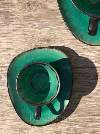 Набор чашек с блюдцем кофейный 4+4 шт Olens 