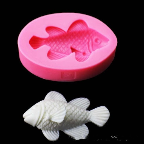 Молд кондитерский Рыбка 80 на 55 см розовый Киев - изображение 1