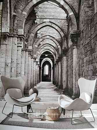 Шпалери вінілові на флізелін чорно білі Київ