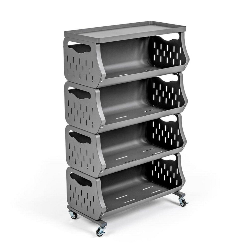 Універсальний чотириярусний стелаж для зберігання Київ - фото 1