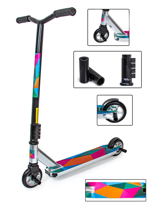 Труковий самокат LEONE від Scale Sports на підшипниках Abec-9, 110 мм колеса, Сталевий Одеса - фото 2