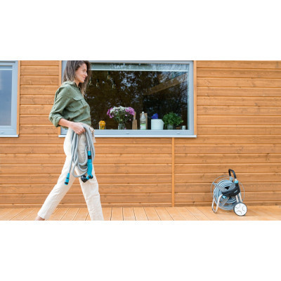 Поливочный шланг Cellfast 7.5-22.5м, ороситель, комплект подключения, 1/2-3/4