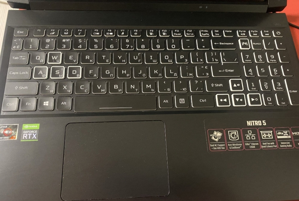 Ноутбук Acer nitro 5 3070 ryzen 7 5800H invidia 3070 8 go Київ - фото 7