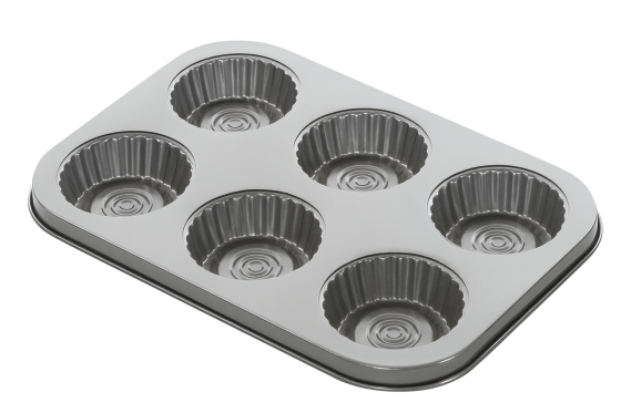 Форма для випікання кексів 6шт/л 27*18.5*3см Київ