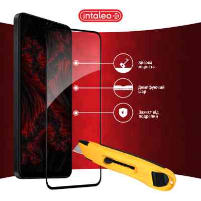 Стекло защитное Intaleo Full Glue Samsung A55 Black (1283126588860) Винница