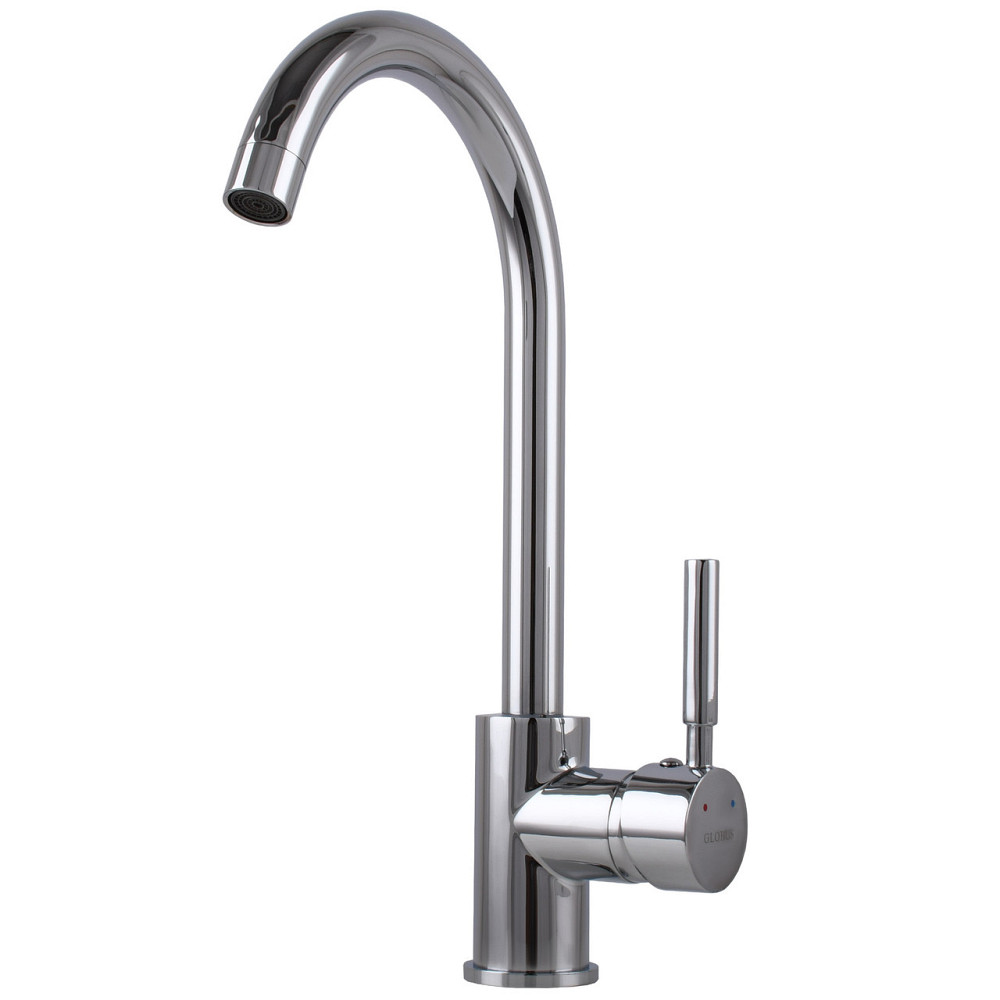 Змішувач для кухні Globus Lux LAZER GLLR-0203S латунь на гайці (000018459) Київ - фото 1