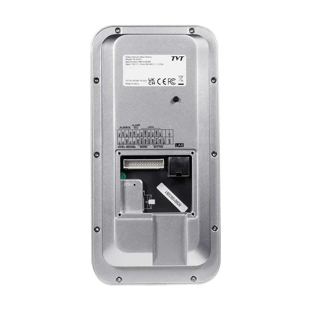 IP-відеопанель з WiFi 2Mp TVT TD-E2223-EM/IC/PE/WF з розпізнаванням облич та зчитувачем Mifare (82-00403) Київ - фото 4