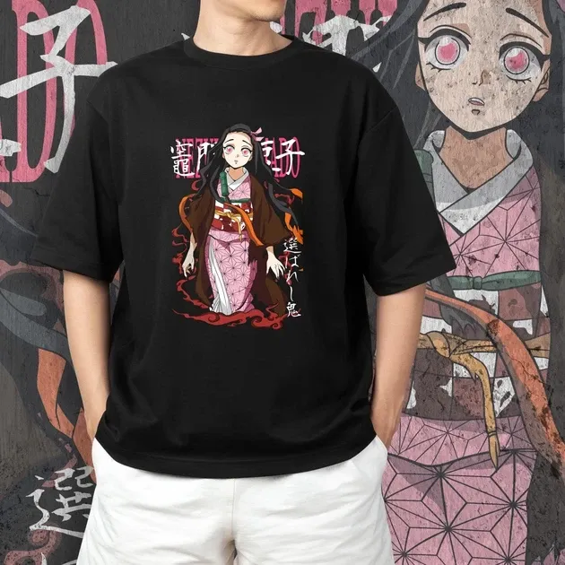 Футболка для підлітка хлопчика з принтом Клинок, рассекающий демонов Незуко 3 Розмір 160 Anime10384 Дніпро - фото 3