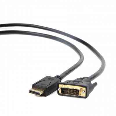 Кабель мультимедійний DisplayPort M to DVI M 3.0m Cablexpert (CC-DPM-DVIM-3M) Вінниця