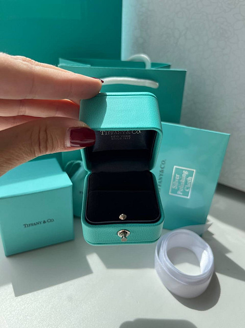 Tiffany / Тіффані подарункове паковання під кільце — коробочка, зовнішня коробочка, пакет, мішечок, протирка для срібла Одеса - фото 10