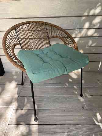 Подушка для стульев (50x50х8 см) Decorator Соро цвет бирюзовый 84-051 Киев