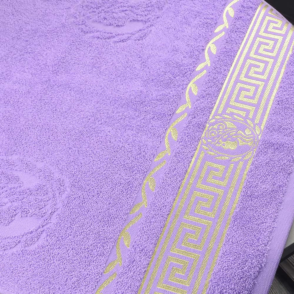 Комплект рушників махрових 2шт GM Textile 50х90см, 70х140см Caesar 450г / м2 (Лавандовий) Суми - фото 2