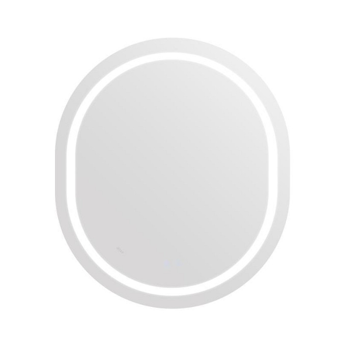 Дзеркало настінне овальне сенсорне Qtap Gemini 800х700 з LED-підсвіткою Touch, з антизапотіванням із диммером Харків - фото 4