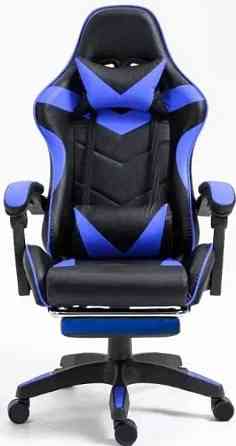Компьютерное геймерское кресло черно-синее огнигровое. Харьков