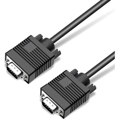 Кабель мультимедийный VGA 5.0m HD15M/HD15M (3+9С) Prologix (PR-VGA-VGA-P-06-28-5m) Винница - изображение 1