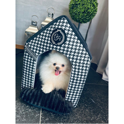 Будиночок для тварин Chloe's Home Positano M чорний (CLH4579) Вінниця - фото 2