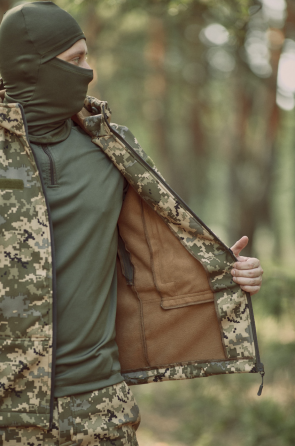 Военная демисезонная куртка Soft Shell пиксель, мужская тактическая куртка весна осень софтшелл Львов