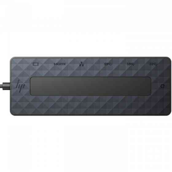 Док-станція USB3.1 Type-C --> HDMI/USB 3.0x2/Type-Cx2/DP/RJ45/Ethernet чорна HP Киев