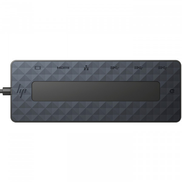 Док-станція USB3.1 Type-C --> HDMI/USB 3.0x2/Type-Cx2/DP/RJ45/Ethernet чорна HP Киев - изображение 1