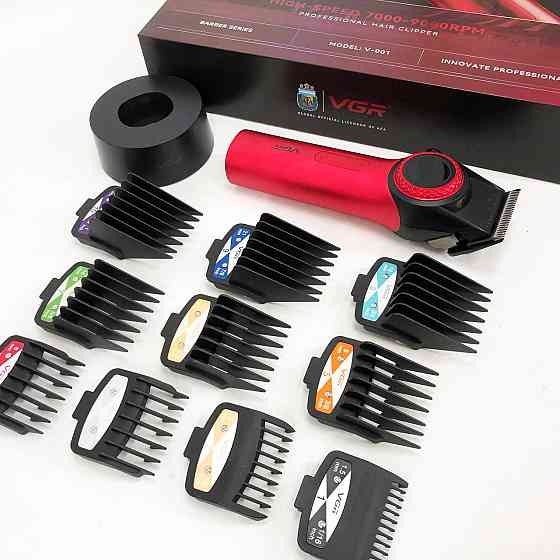 Машинка для стрижки волосся домашня VGR V-001 RED, Професійна акумуляторна машинка для стрижки VX-31 Івано-Франківськ
