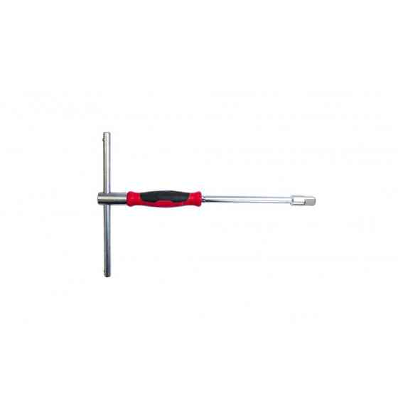 Вороток 1/2" 310мм Т-подібний з прогумованою поворотною рукояткою Одеса