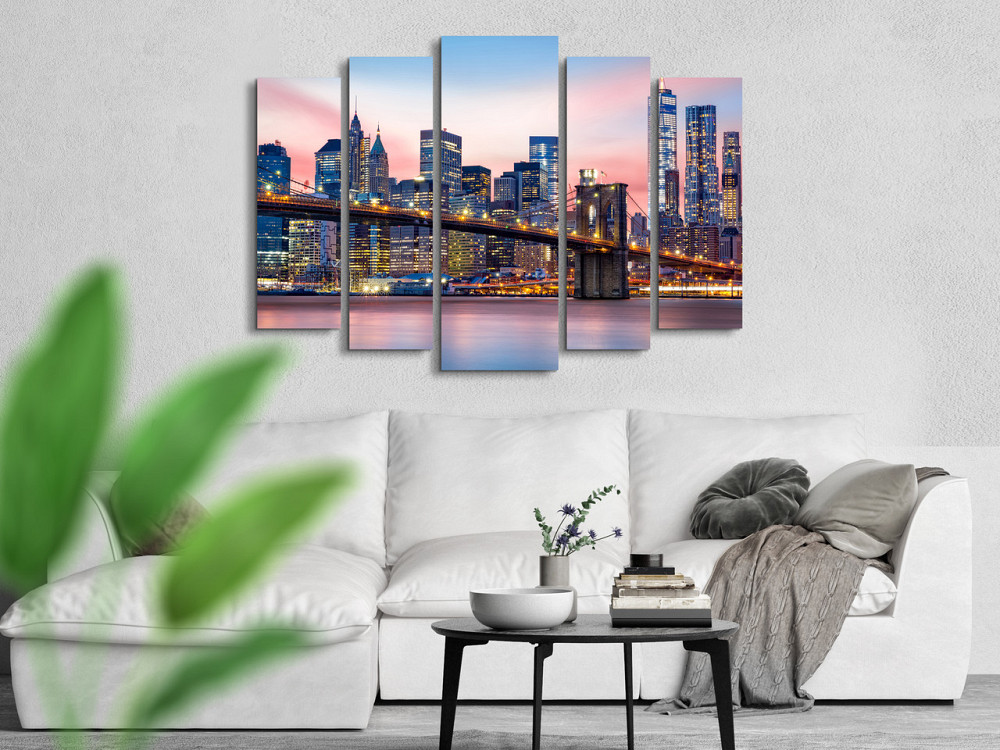 Модульна картина Захід Міст Art-313_5 ( 80х118см ) Київ - фото 2