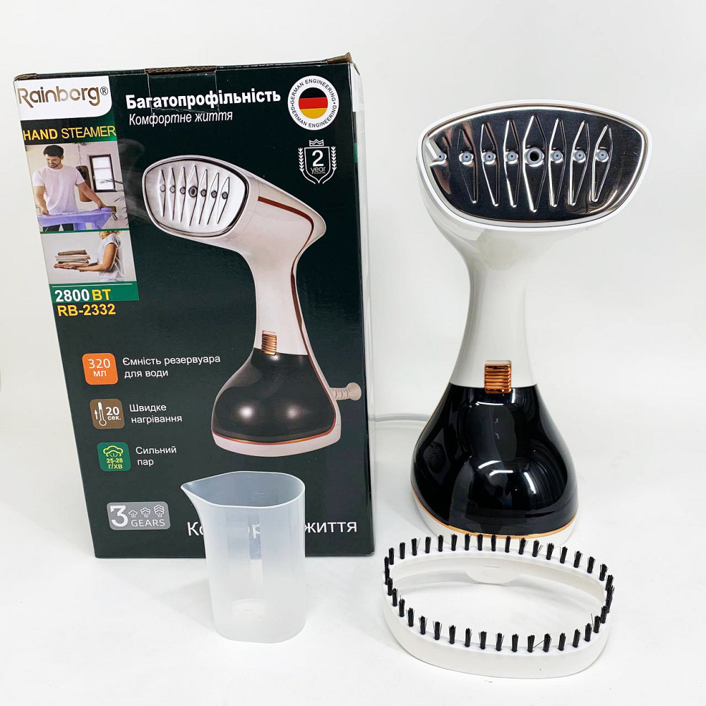 Отпариватель Rainberg RB-2332 2000Вт White HF-36 Львов - изображение 16