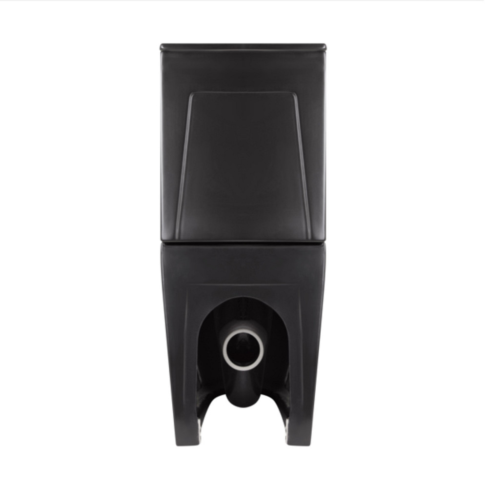Унітаз підлоговий Qtap Robin Ultra Quiet безобідковий із сидінням Soft-Close MATT BLACK QT13226083AMB Київ - фото 7