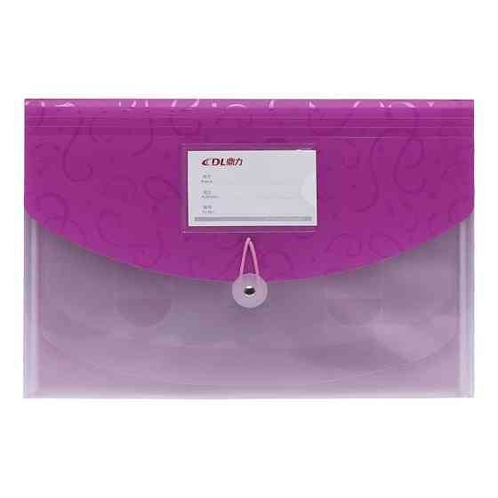 Папка на резинке А4 DL5226 4 отделения Розовый Винница