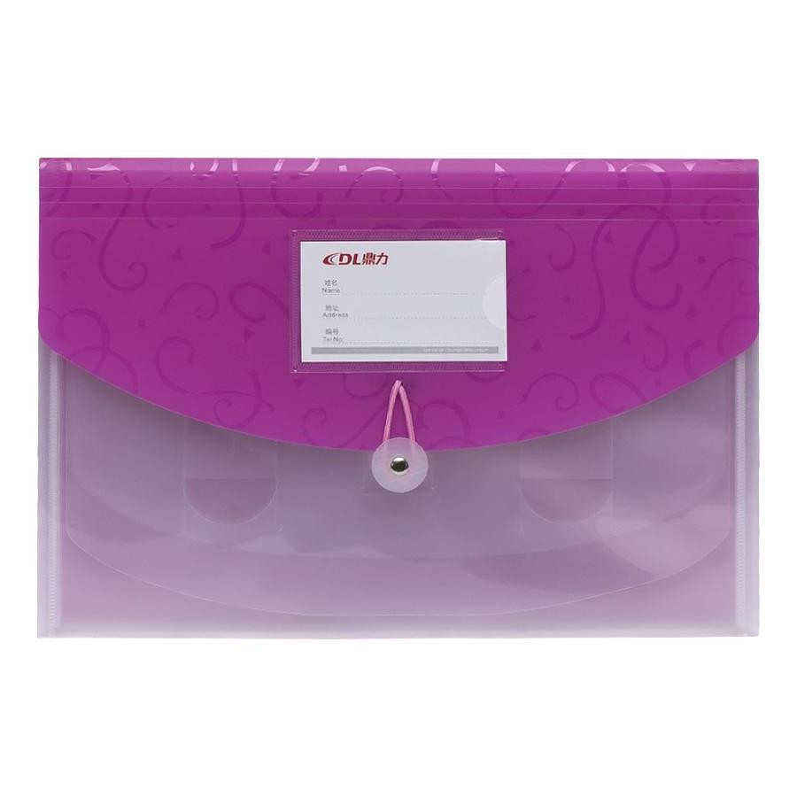 Папка на резинке А4 DL5226 4 отделения Розовый Винница - изображение 1