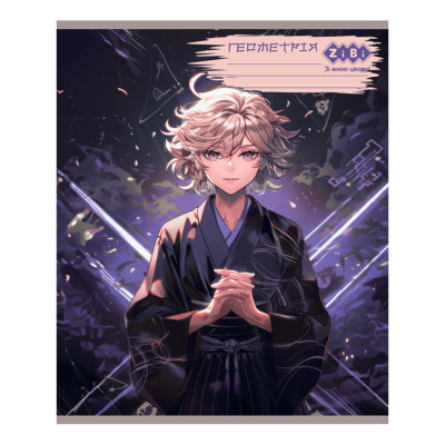 Тетрадь ZiBi набор ученических ANIME 48 листов ячейка 10 штук, 8 предметов (ZB.1704-99) Винница - изображение 9