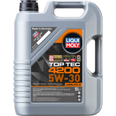 Моторное масло Liqui Moly Top Tec 4200 SAE 5W-30 5л. (8973) Винница - изображение 1