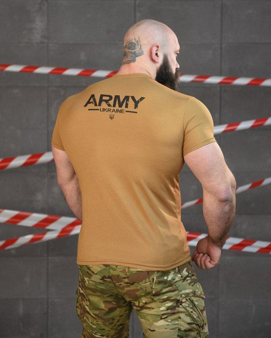 Тактична футболка потовідвідна SABUR армія кайот ВТ6573 Одеса - фото 3