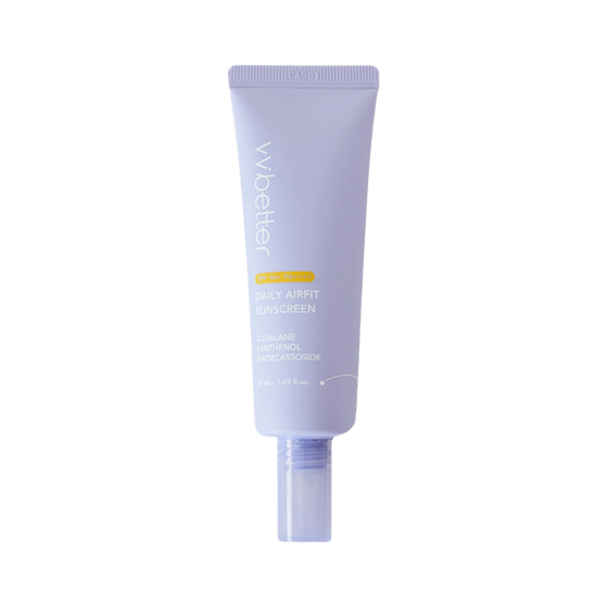 Солнцезащитный крем ежедневный для лица Daily Airfit Sunscreen SPF50+ PA++++ VVbetter 50 мл Винница