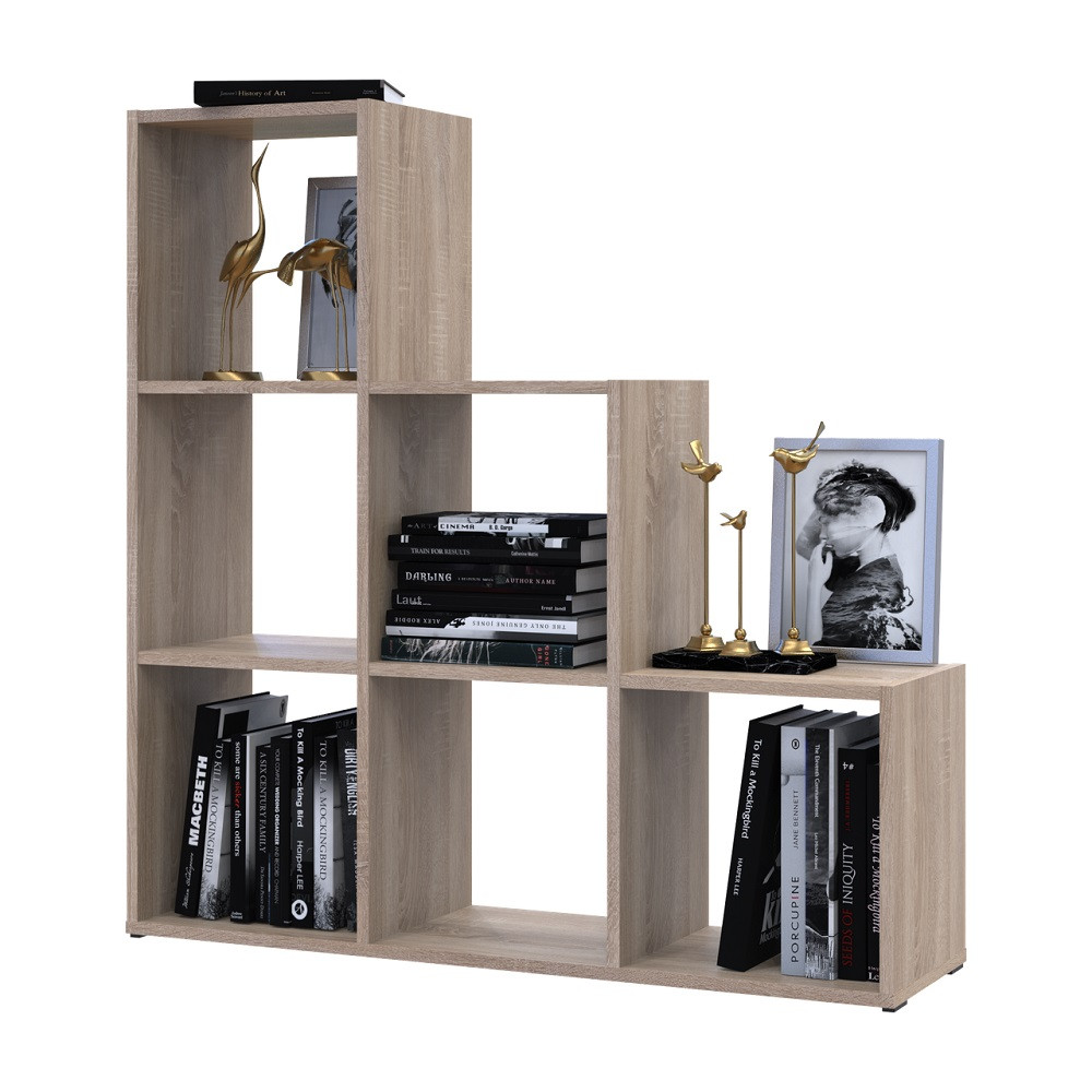 Стелаж Doros Степ 3х3 Дуб сонома відкритий 102.6х28.8х106.1 DRS-011765 (41516160) Дніпро - фото 1