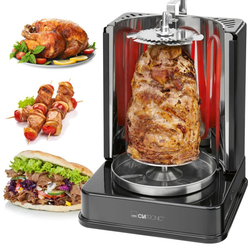 Вертикальний електричний донер - мультигриль 3в1 Bomann DVG (3006) Потужність 1400 Вт Нововолинськ - фото 1