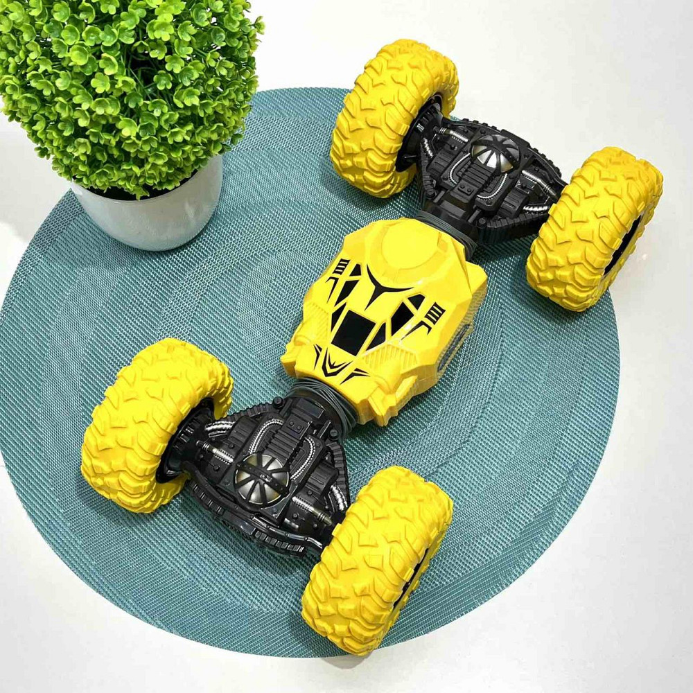 Машина трюкова всюдихід на радіокеруванні трансформер з гнучким корпусом Жовта (8023) Чернигов - изображение 1